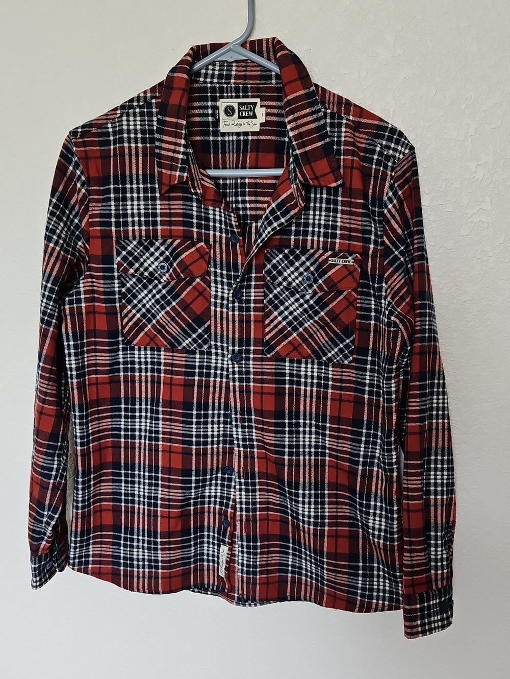 Salty Crew Flannel ~ Size S